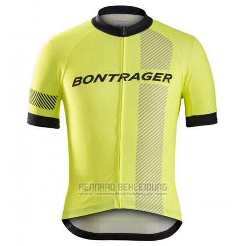 2016 Fahrradbekleidung Bontrager Shwarz und Gelb Trikot Kurzarm und Tragerhose - zum Schließen ins Bild klicken